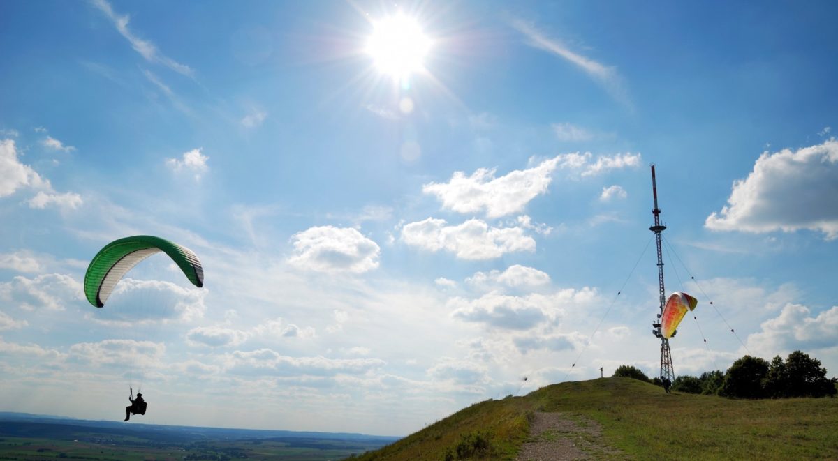 organising a charity parachute jump