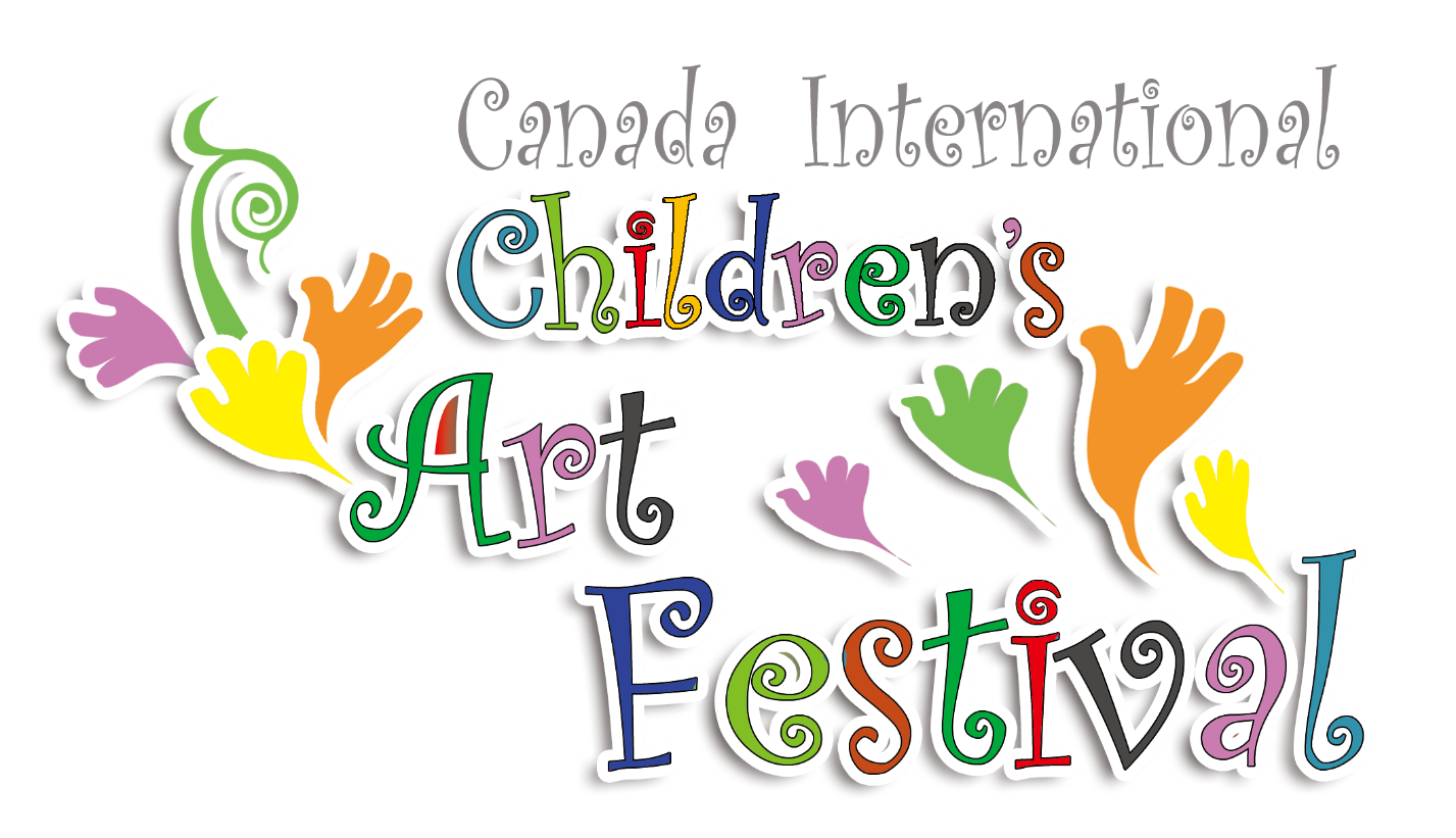 A logo for a children's art festival Description automatically generated